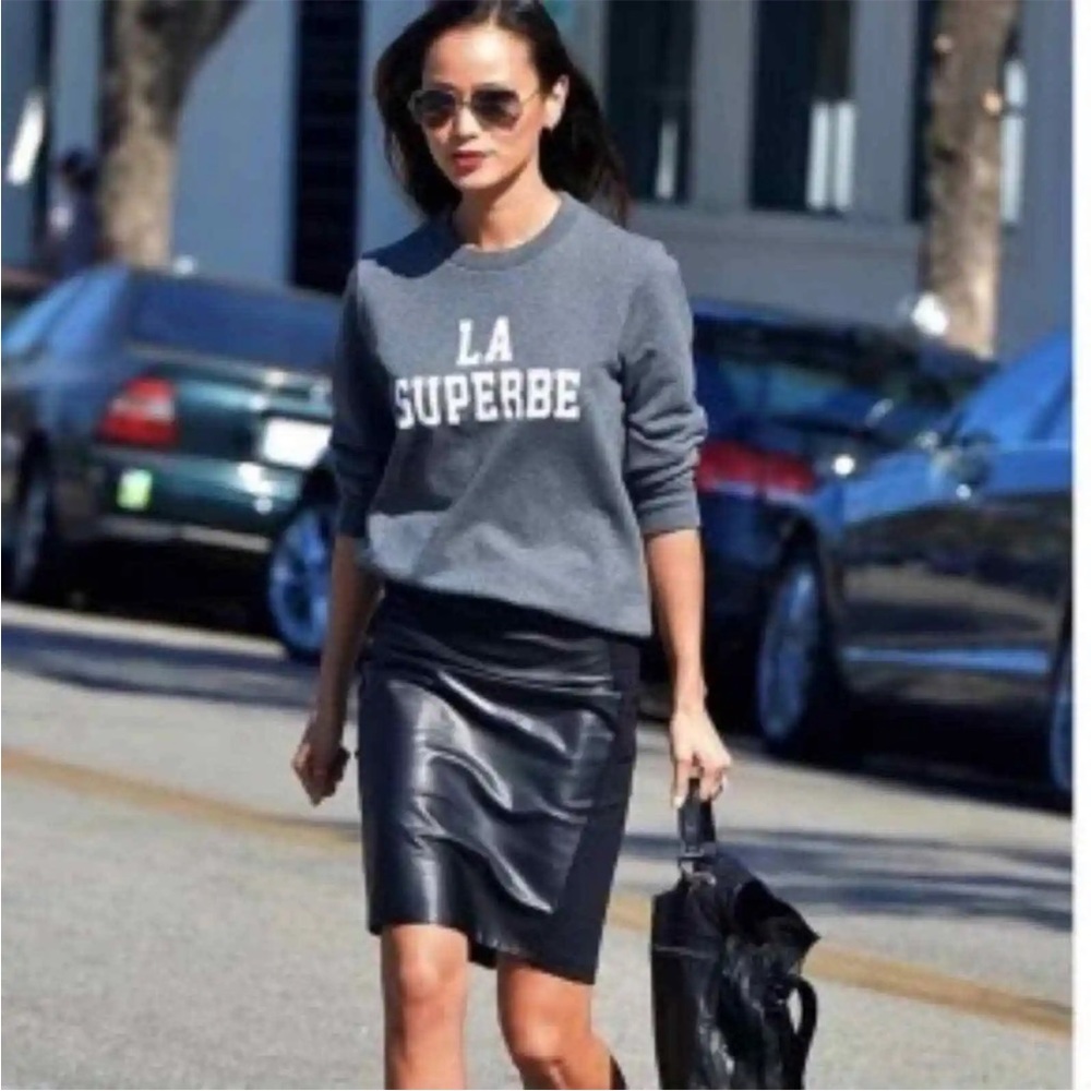 Madewell & Sezane La Superb grey sweatshirt, size S